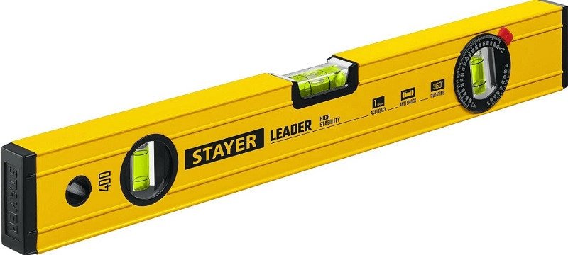 Уровень строительный Stayer Leader 3466-040_z01