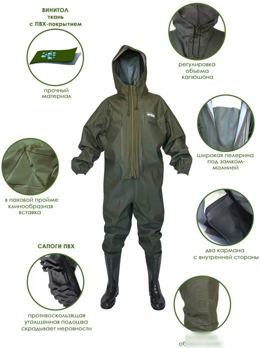 Комбинезон FortMen ПВХ 18(С)1500 (р-р 41)