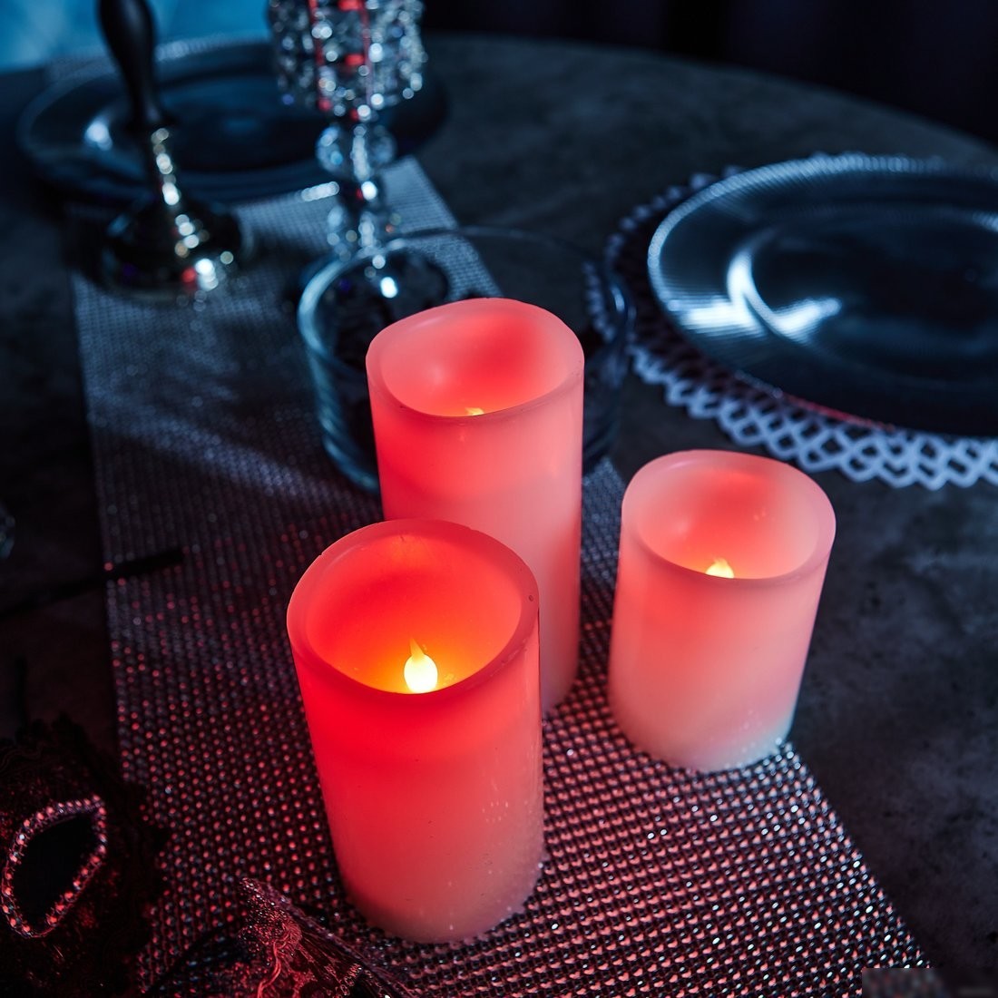 Новогодняя свеча Uniel ULD-F052 RGB RC CANDLE SET3 UL-00007259