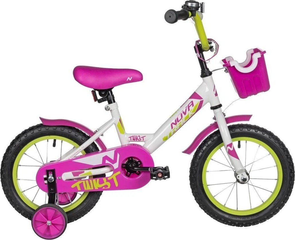 Детский велосипед Novatrack Twist 14 141TWIST.WT5 (белый, разобранный)