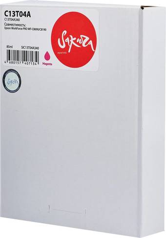 Картридж Sakura Printing SIC13T04A340 (аналог Epson C13T04A M)