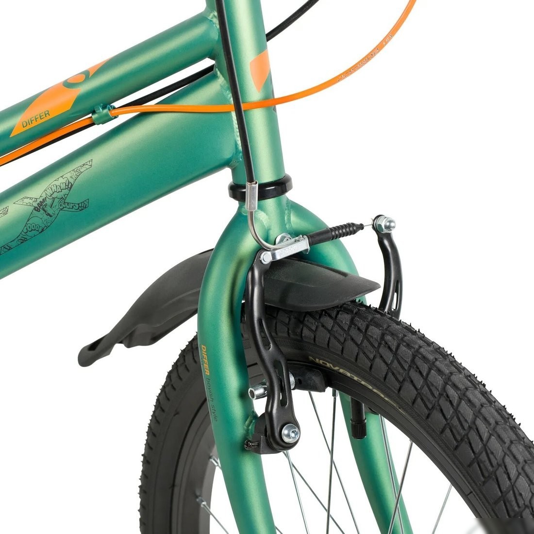 Детский велосипед Foxx Differ 20 2026 20SH6V.DIFFER.GN6 (зеленый)