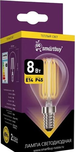 Светодиодная лампочка SmartBuy SBL-P45F-8-27K-E14