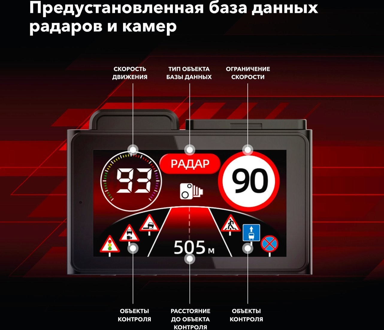 Видеорегистратор-GPS информатор (2в1) Inspector Tango