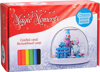 Набор для создания поделок/игрушек Magic Moments Волшебный шар. Снеговики mm-1
