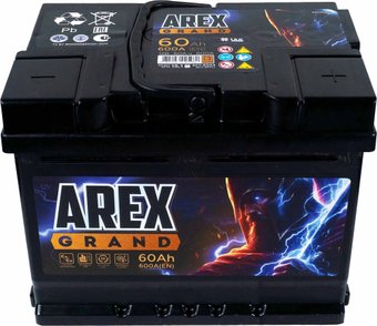 Автомобильный аккумулятор AREX Grand R+ (60 А·ч)