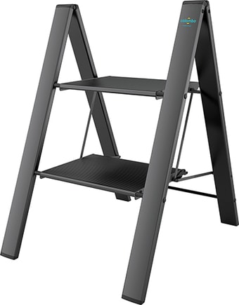 Лестница-стремянка Colombo Leonardo 2 G300A02W (2 ступени, черный)
