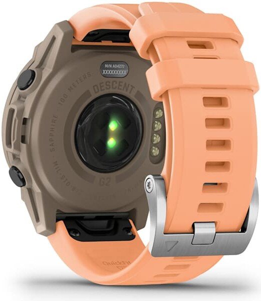 Умные часы Garmin Descent G2 (коричневый/розовый)