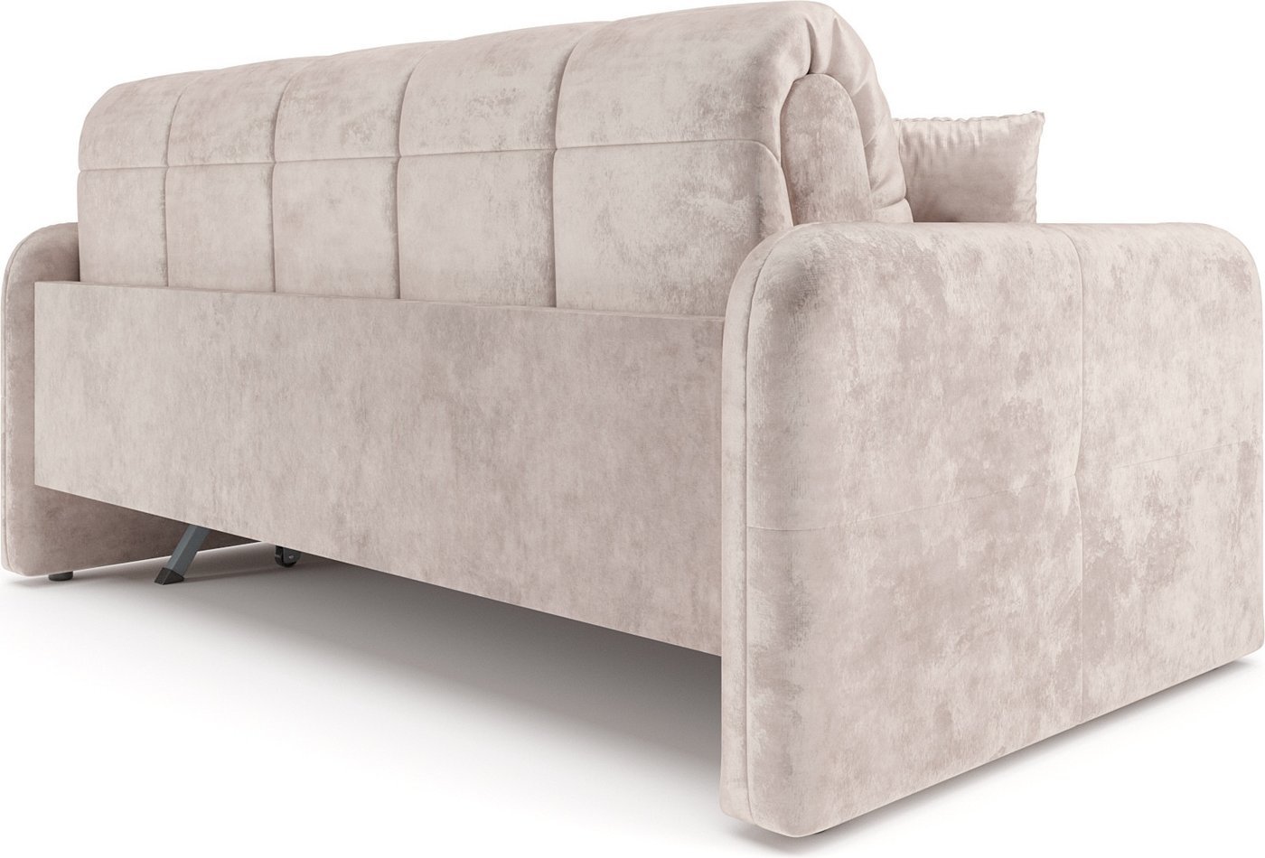 Диван Мебель-АРС Аккордеон Свег НПБ 155x200 (велюр бежевый Plush OWV-33)