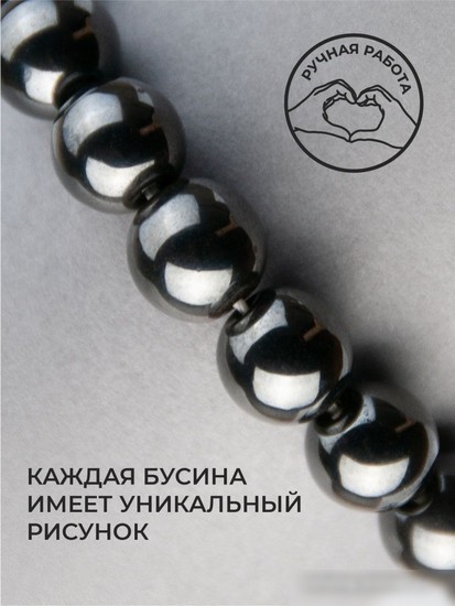Серьги Wolves Элитный Гематит 40832 №2