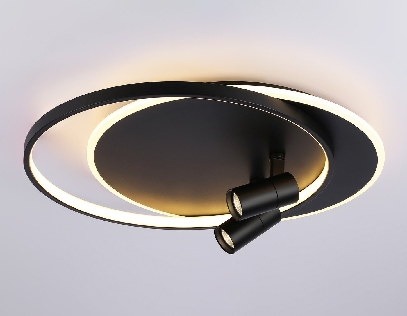 Припотолочная люстра Ambrella light FL51393/1+2 BK