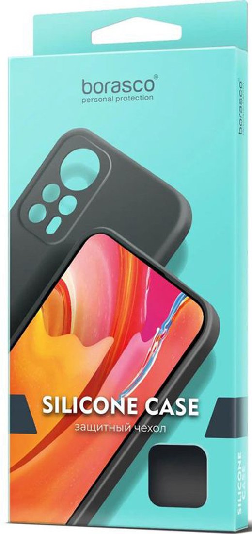 Чехол для телефона BoraSCO Silicone Case для Infinix Hot 40i/Smart 8/8 Plus/8 Pro 72661 (синий)