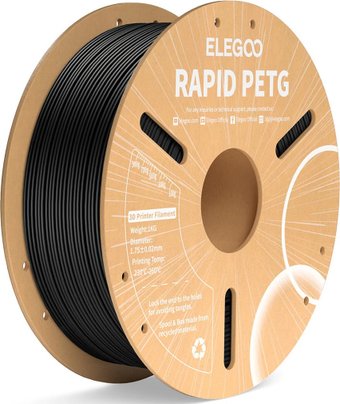 Пластик Elegoo Petg Rapid 50.203.0216 (1кг, черный)