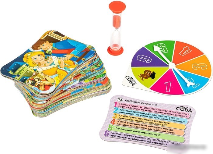 Развивающая игра Bondibon Умная сова. Любимые сказки 4 ВВ4840