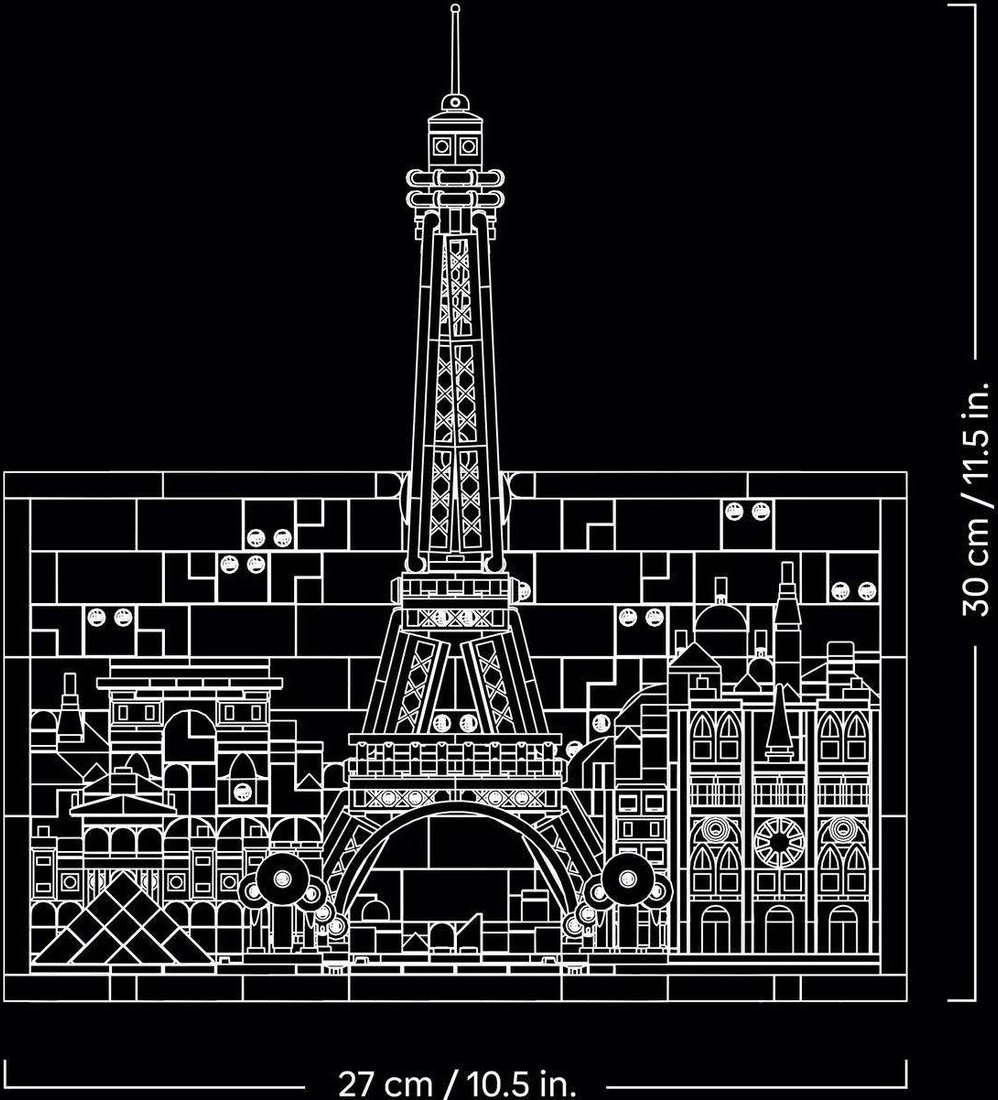 Конструктор LEGO Architecture 21064 Париж – Город Любви