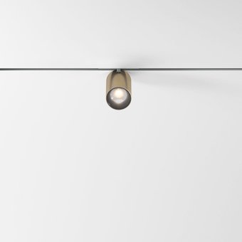 Трековый светильник Elektrostandard Mini Magnetic 85202/01 5W 3000K (латунь/черный)