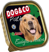 Консервированный корм для собак Adragna Dog&Co паштет из кролика и утки 300 г