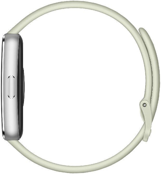 Фитнес-браслет Huawei Band 11 (серебристый алюминиевый корпус, с зеленым силиконовым ремешком, международная версия)
