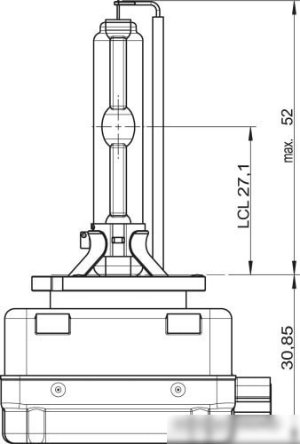 Ксеноновая лампа Osram D1S 66140