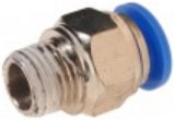 RockForce Фитинг для пласт. трубок 10 мм с нар. резьбой 1/4 RF-SPC10-02