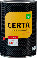 Эмаль Certa Certacor Термостойкая до 1000С 0.8 кг (черный металлик)