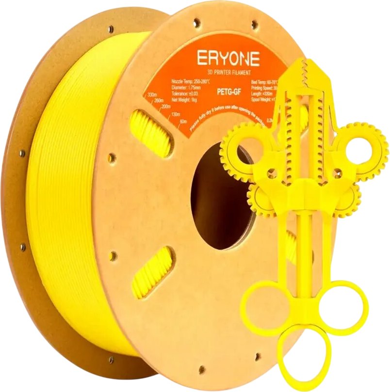 Филамент Eryone Glass Fiber PETG B0221003 (1.75мм, 1кг, Yellow)