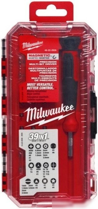 Набор отвертка с битами Milwaukee 4932498177 (39 предметов)