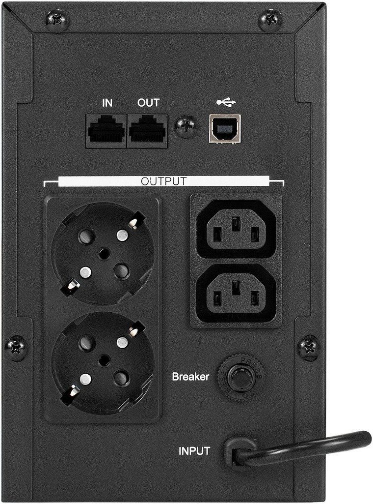 Источник бесперебойного питания ExeGate SpecialPro UNB-2000.LED.AVR.2SH.2C13.RJ.USB EX292607RUS