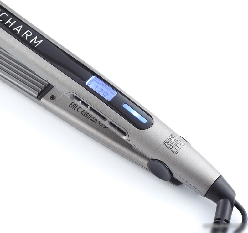 Щипцы-гофре Dewal Beauty Dark Charm HI2070W (серый)
