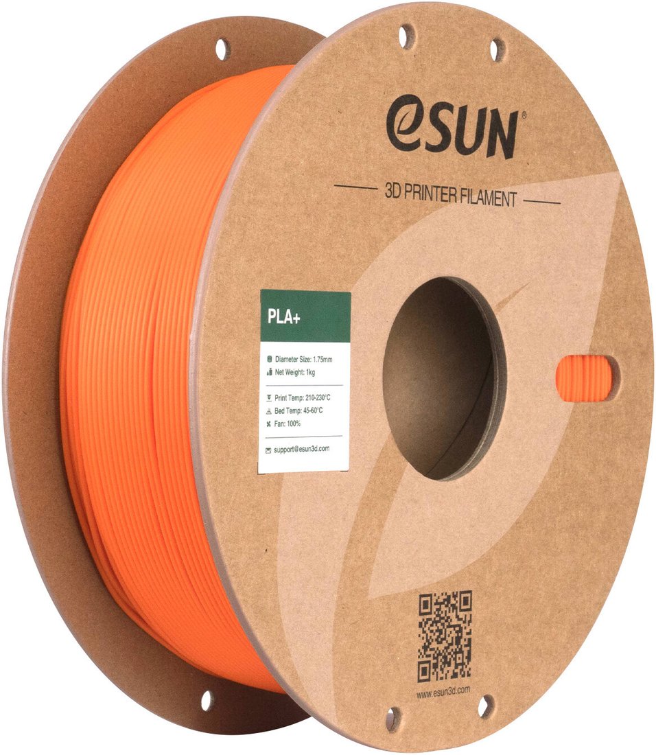 Филамент eSUN PLA+ PLA+175O5B1 (1.75 мм, 5 кг, оранжевый) Филамент eSUN PLA+ PLA+175O5B1 (1.75 мм, 5 кг, оранжевый)