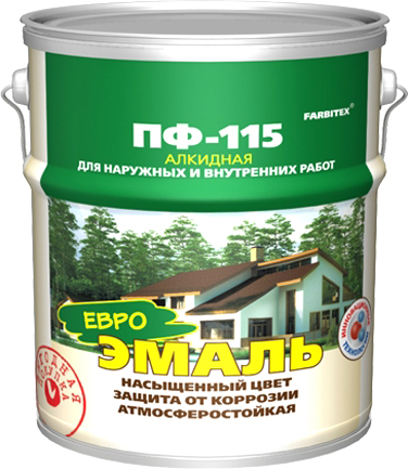 Эмаль Farbitex ПФ-115 5кг (персиковый) [Ф3467210]