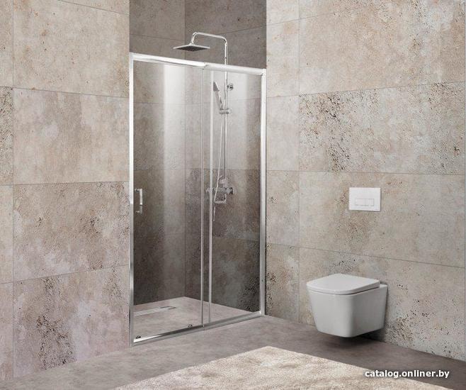 Душевая дверь BelBagno UNIQUE-BF-1-100/115-C-Cr (прозрачное стекло)