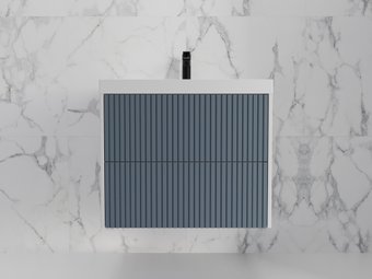 Symbolite Тумба под умывальник Стокгольм 70 Classic Push 2 ящика (подвесная, графит софт)