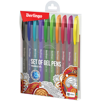 Ручка гелевая Berlingo Triangle Gel CNg_20210 (10 шт)