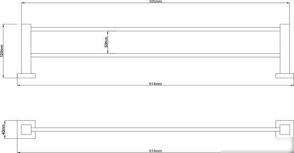 Держатель для полотенца Lauter 21SH6022 (Matt Black)