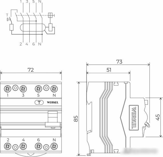 Выключатель автоматический Werkel W914P256