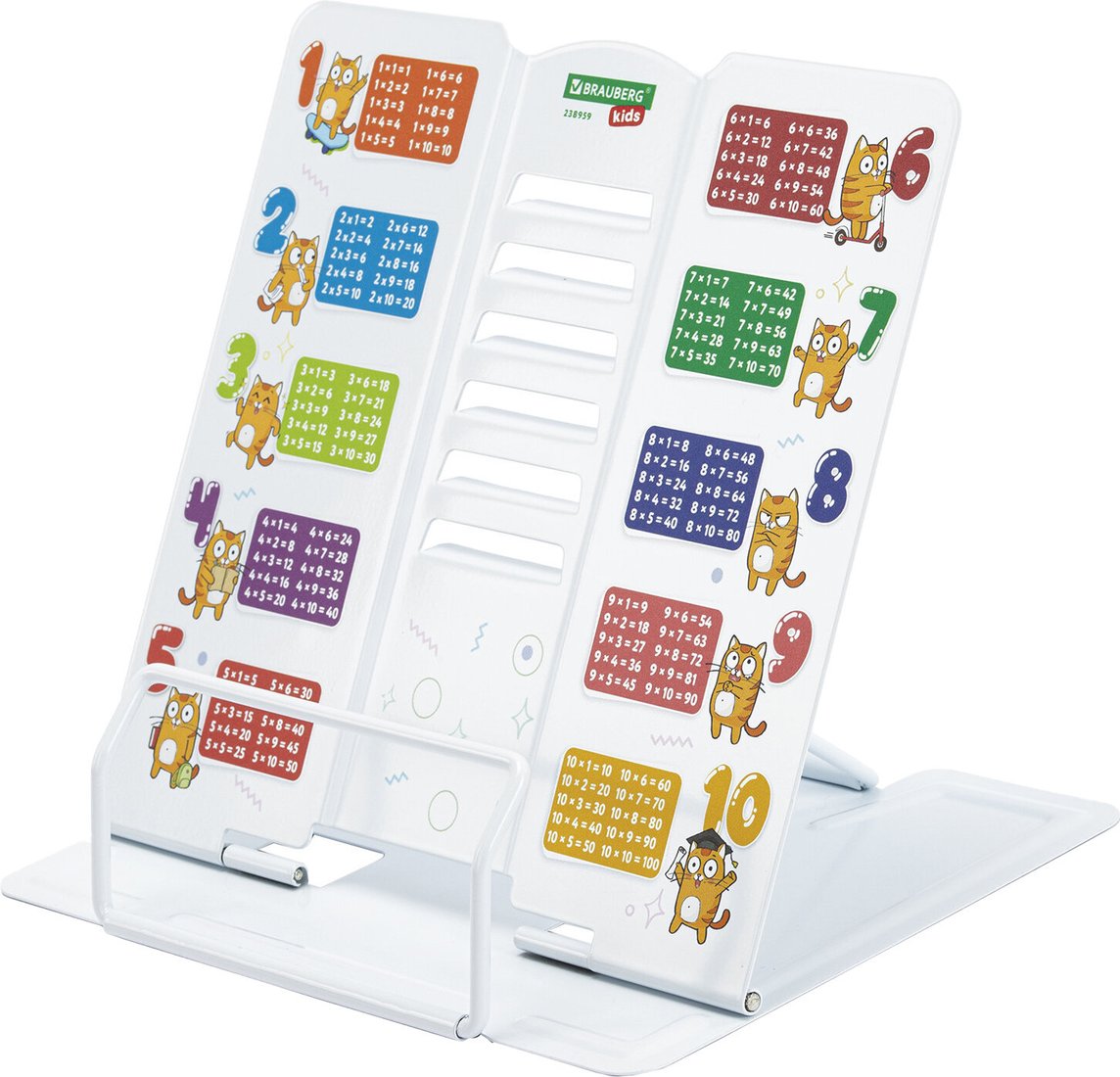 Подставка для книг BRAUBERG Kids. Кот-энтузиаст 238959