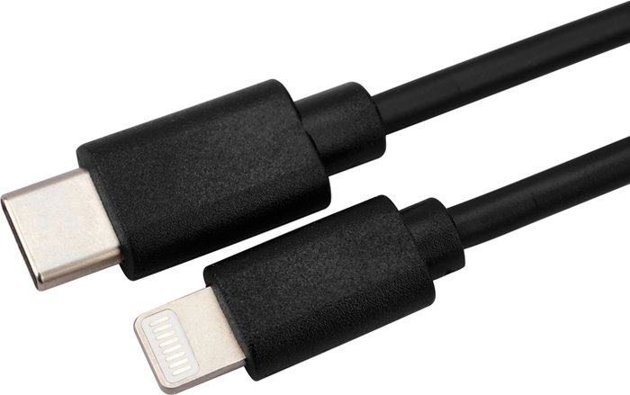 Кабель Rexant 18-1827 USB Type-C - Lightning (1 м, черный)