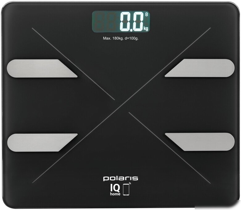 Умные напольные весы Polaris PWS 1898 IQ Home (черный)