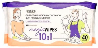 Средство универсальное Duke's Home Wonders Бамбук DS017 (40 шт)