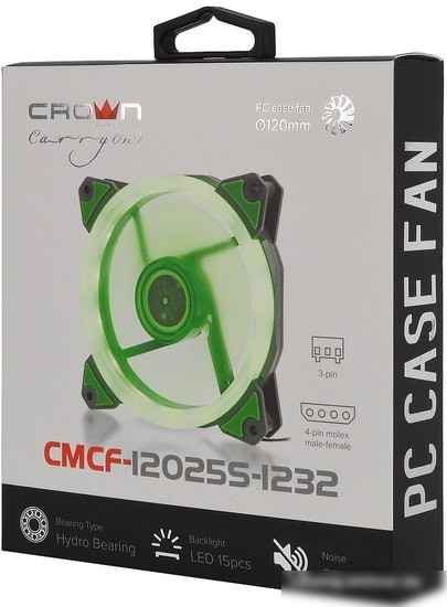 Вентилятор для корпуса CrownMicro CMCF-12025S-1232