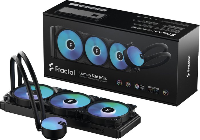 Кулер для процессора Fractal Design Lumen S36 RGB v2 FD-W-L1-S3612