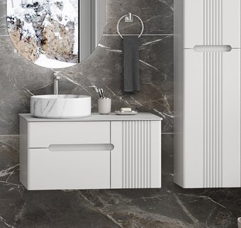 Brevita Тумба под умывальник Pallisandro 80 PAL-50080-501П2Я