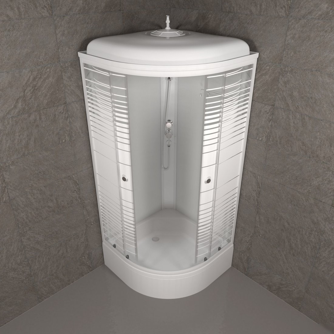 Душевая кабина Triton Полосы В 90x90
