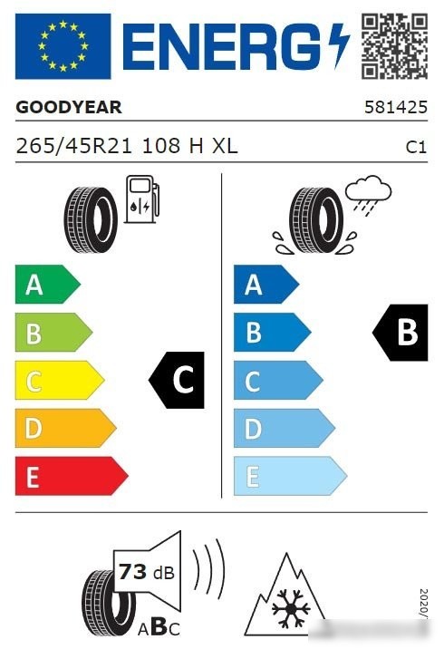 Зимние шины Goodyear UltraGrip Performance+ SUV 235/65R17 104H