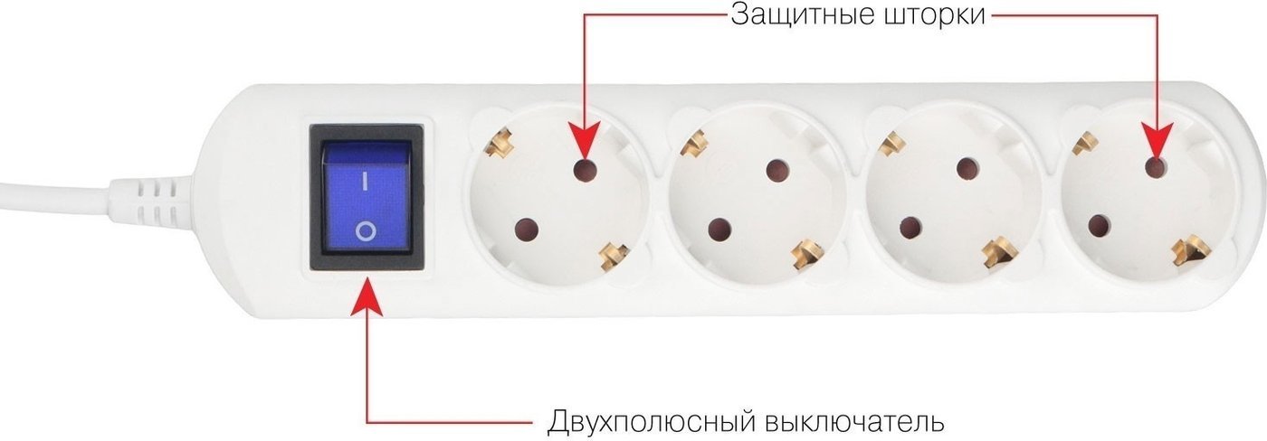Удлинитель Power Cube PC-5B-5M