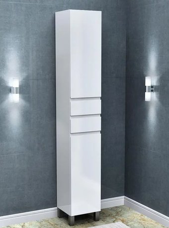 Vela Шкаф-пенал Vela Мира 30Н2 (двери и ящики) петли левые RS633484