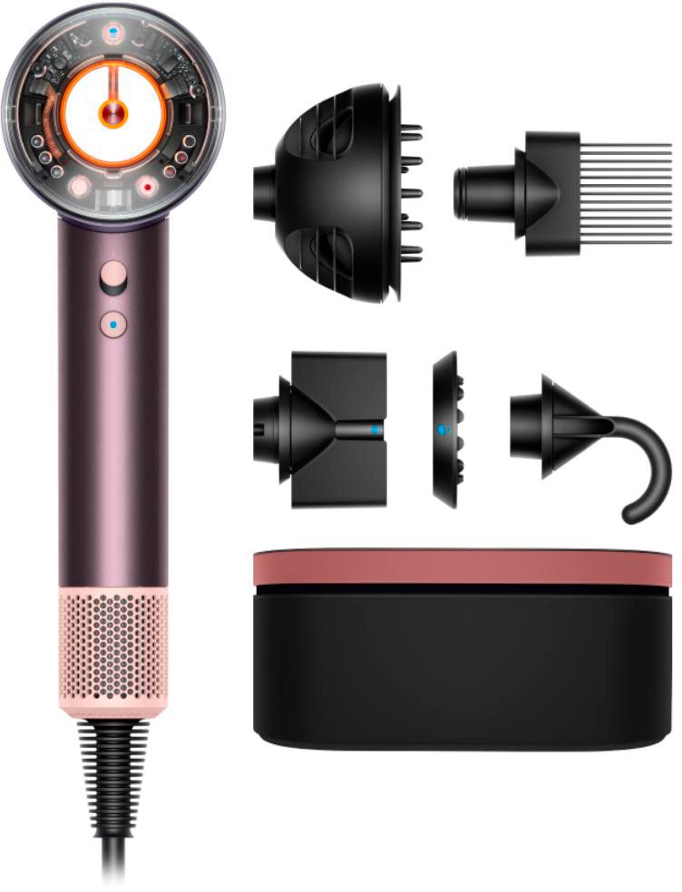 Фен Dyson HD16 Supersonic Nural Curly+Coily (с переходником на евровилку, яшмовая слива) Фен Dyson HD16 Supersonic Nural Curly+Coily (с переходником на евровилку, яшмовая слива)