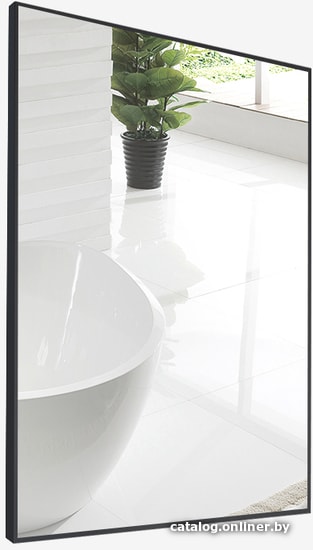 Мебель для ванных комнат BelBagno Зеркало SPC-AL-600-800 Nero