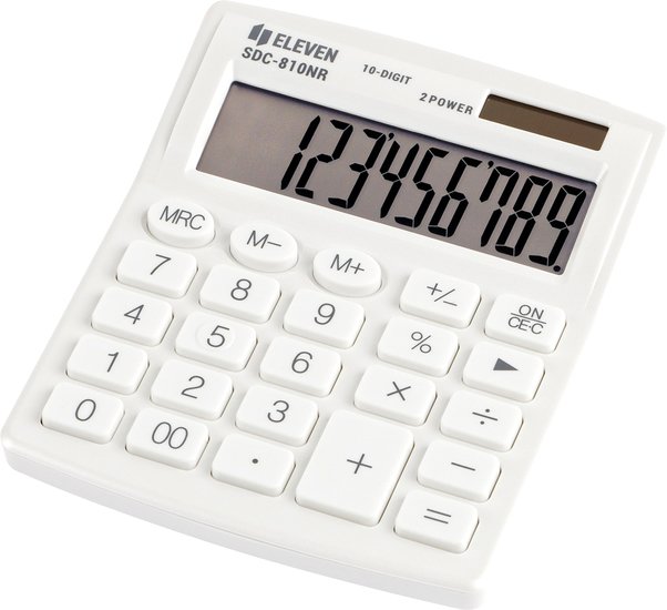 Калькулятор Eleven SDC-810NR-WH (белый)